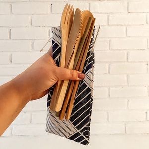 Bamboo Utensils Travel Set
